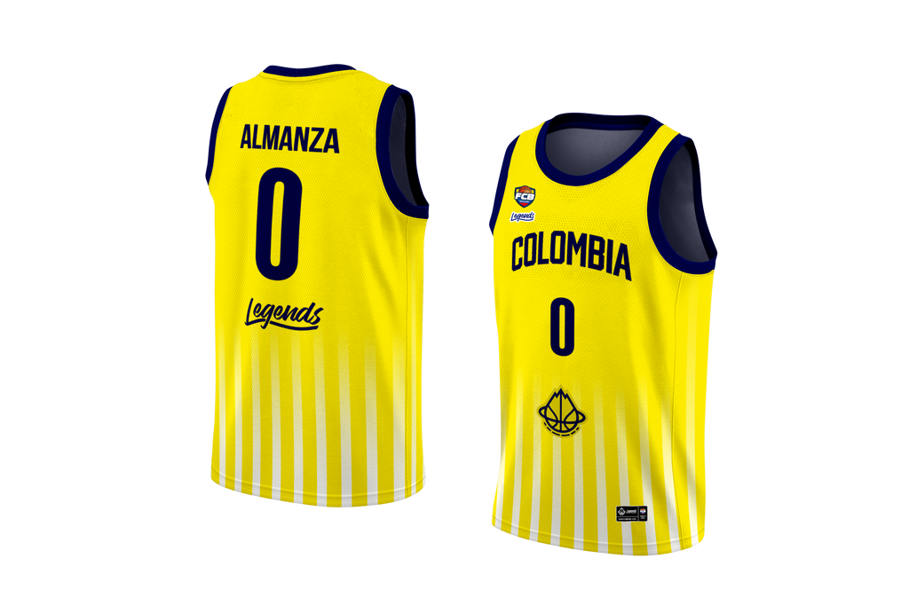 JERSEY COLOMBIA BASKETBALL -AMARILLO- FCB