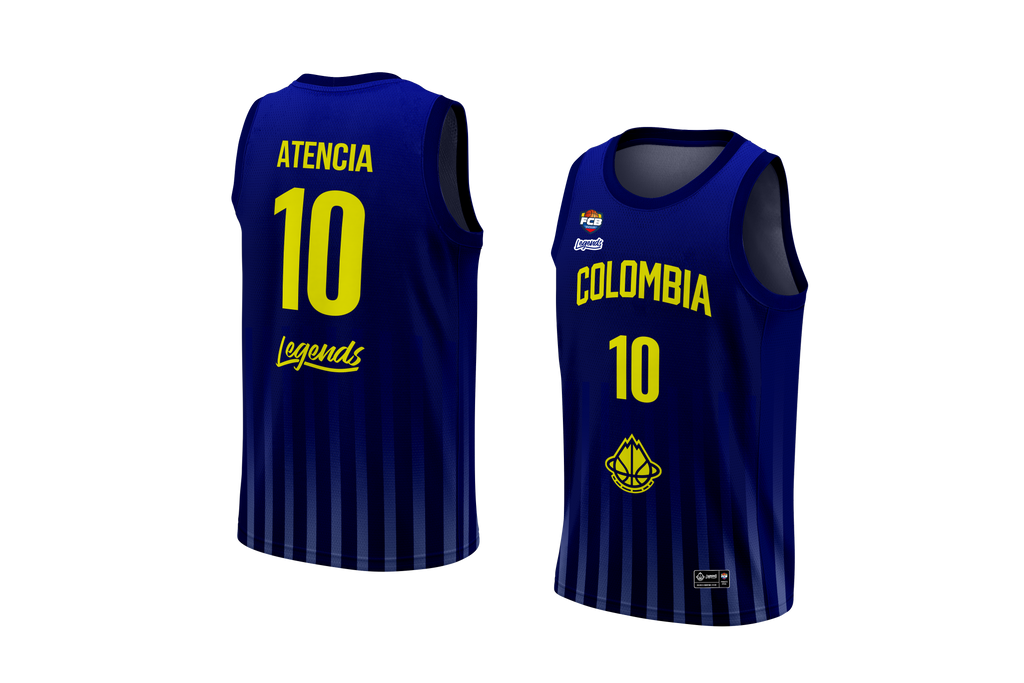 JERSEY COLOMBIA BASKETBALL -AZUL- FCB