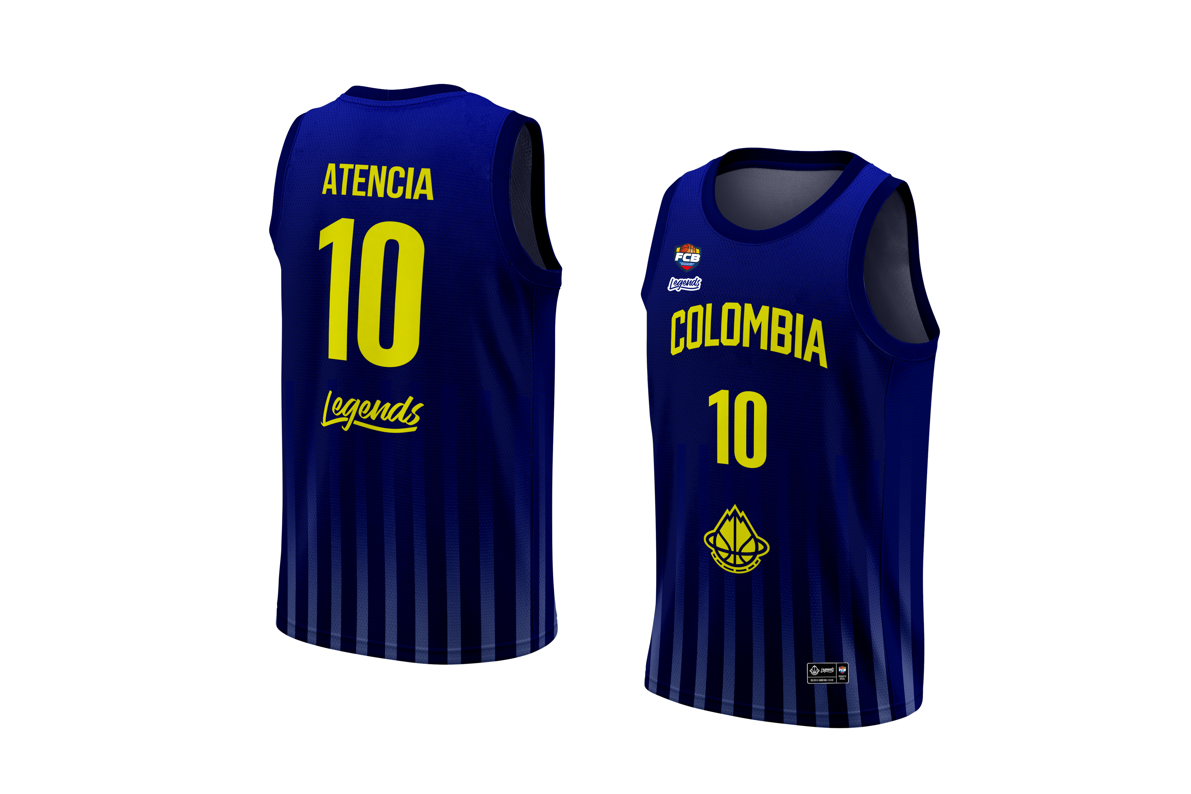 JERSEY COLOMBIA BASKETBALL -AZUL- FCB
