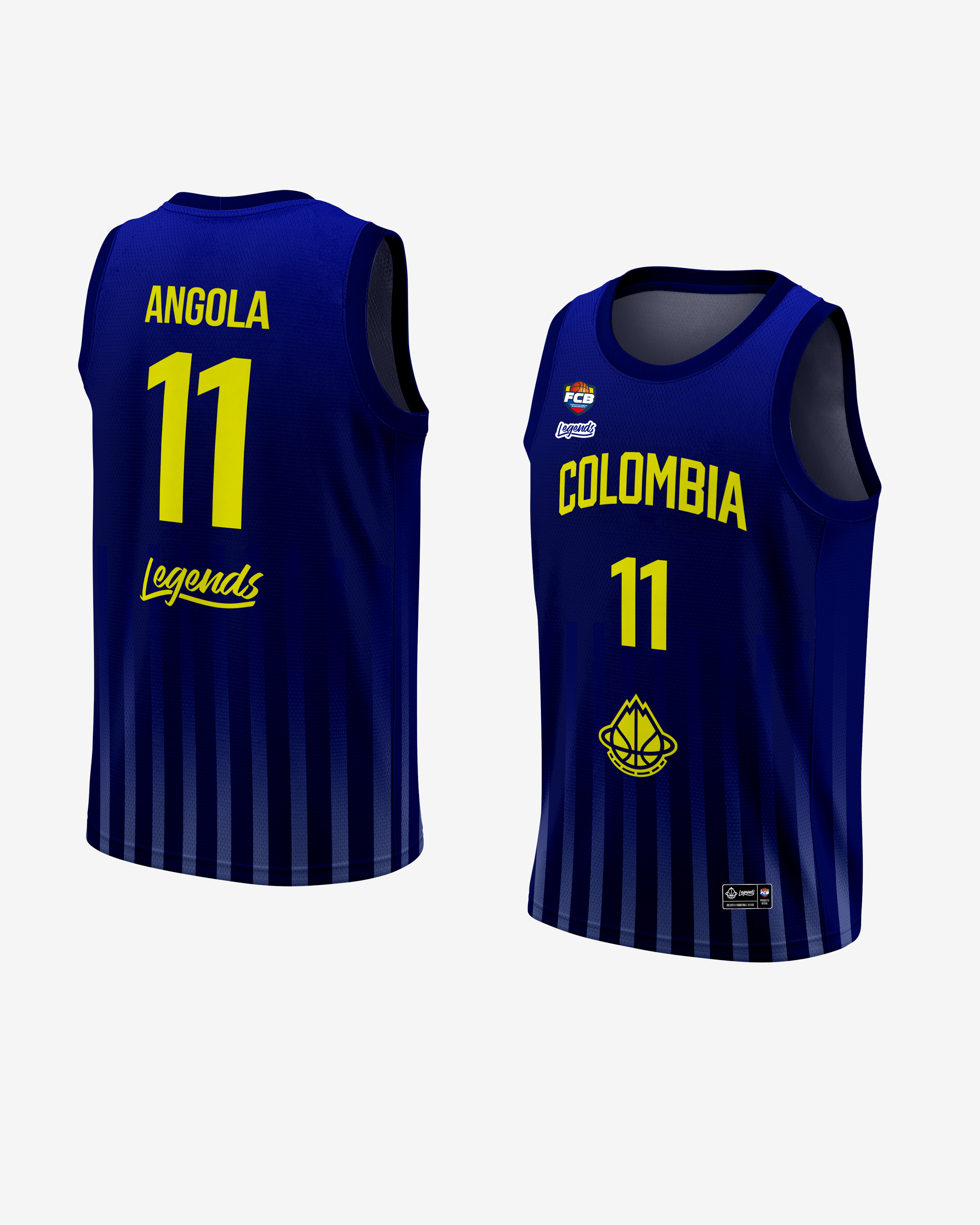 JERSEY COLOMBIA BASKETBALL -AZUL- FCB