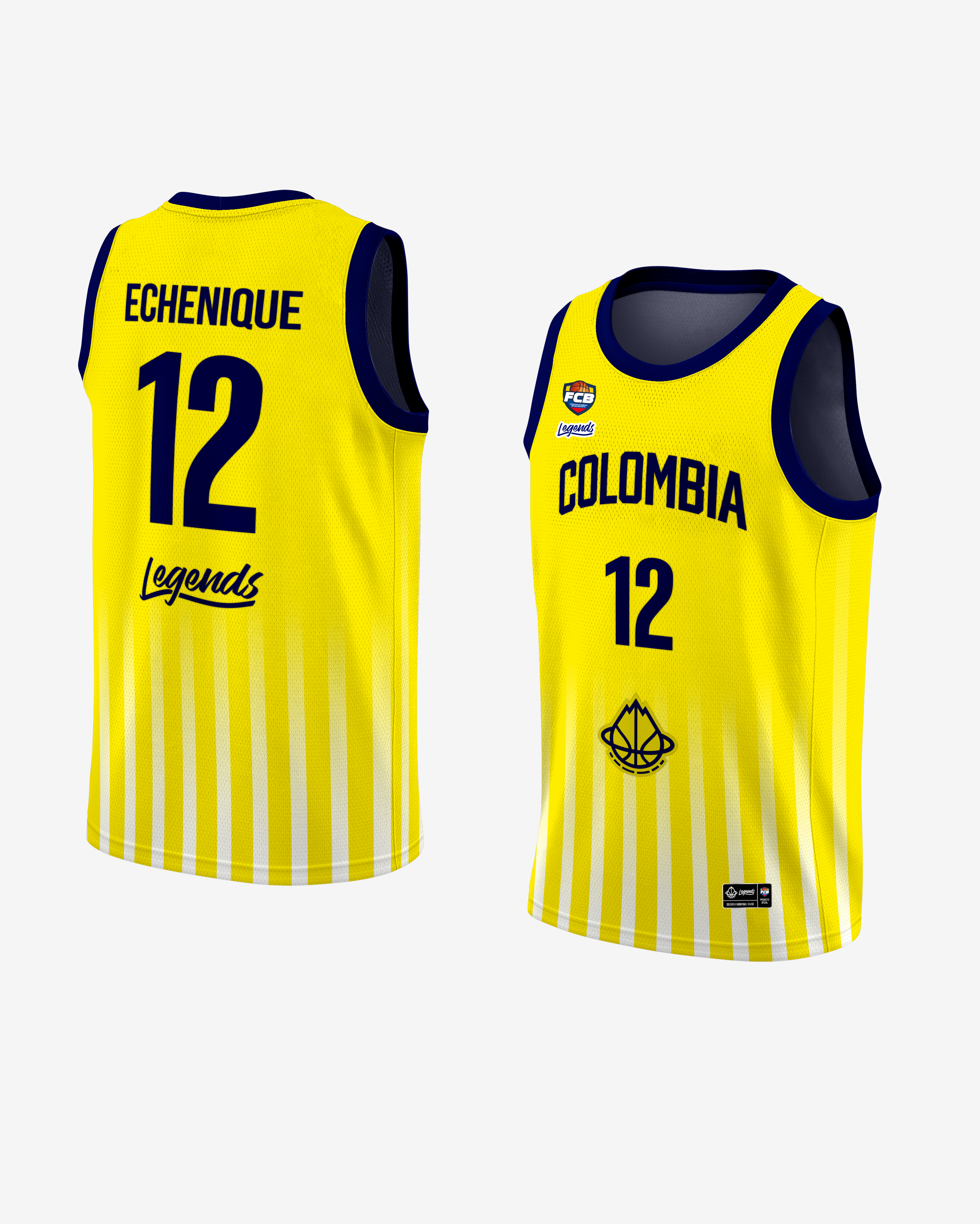 JERSEY COLOMBIA BASKETBALL -AMARILLO- FCB