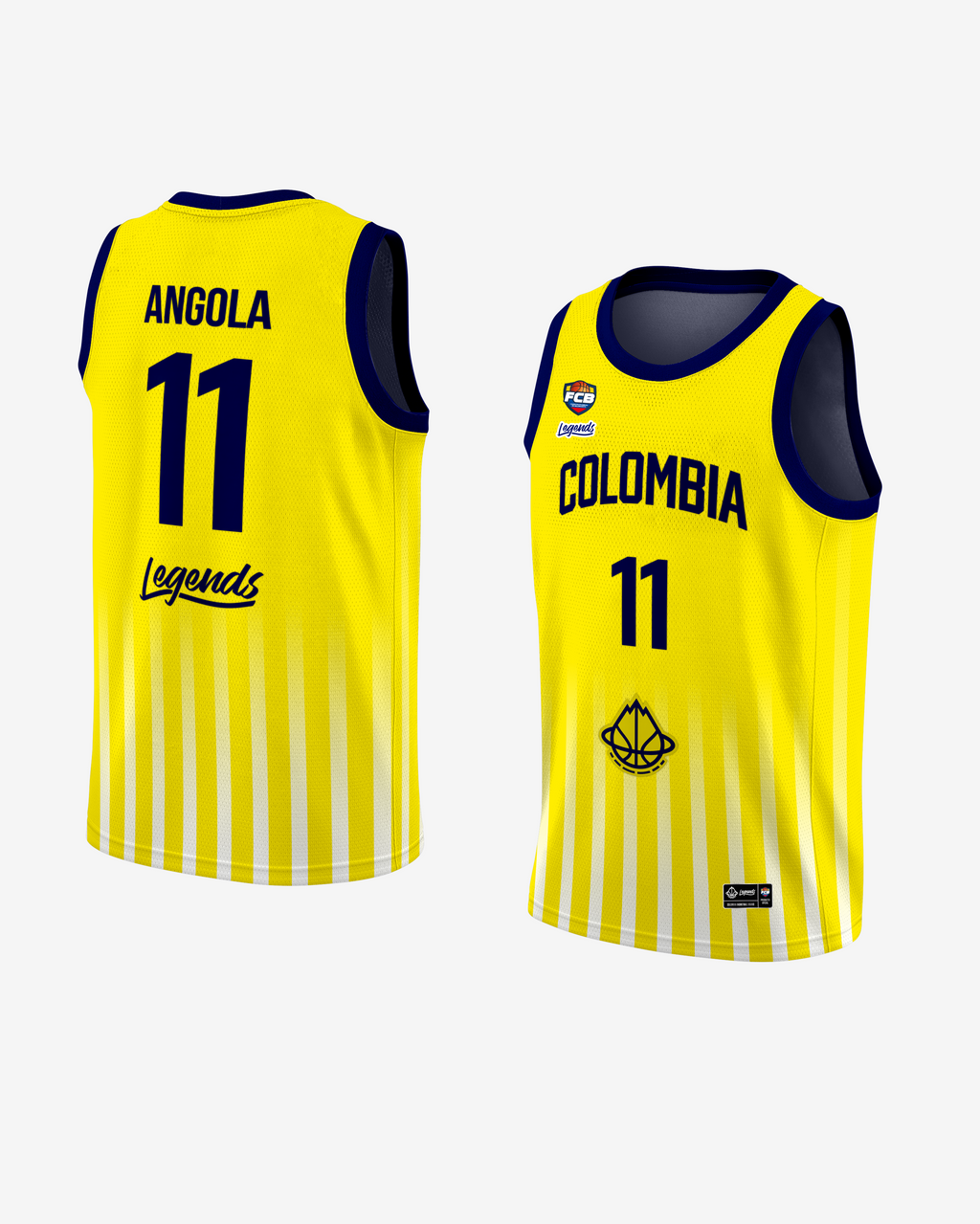 JERSEY COLOMBIA BASKETBALL -AMARILLO- FCB