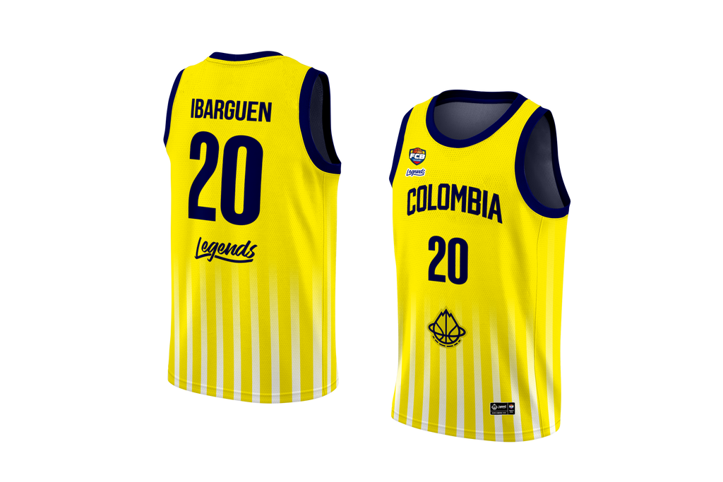JERSEY COLOMBIA BASKETBALL -AMARILLO- FCB