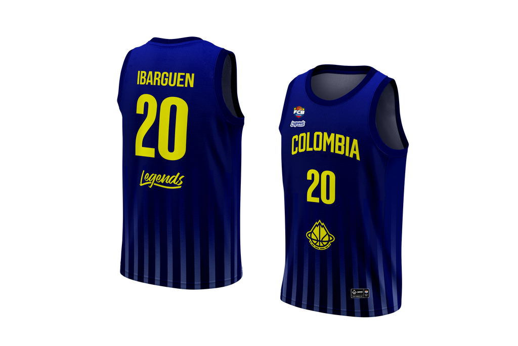 JERSEY COLOMBIA BASKETBALL -AZUL- FCB