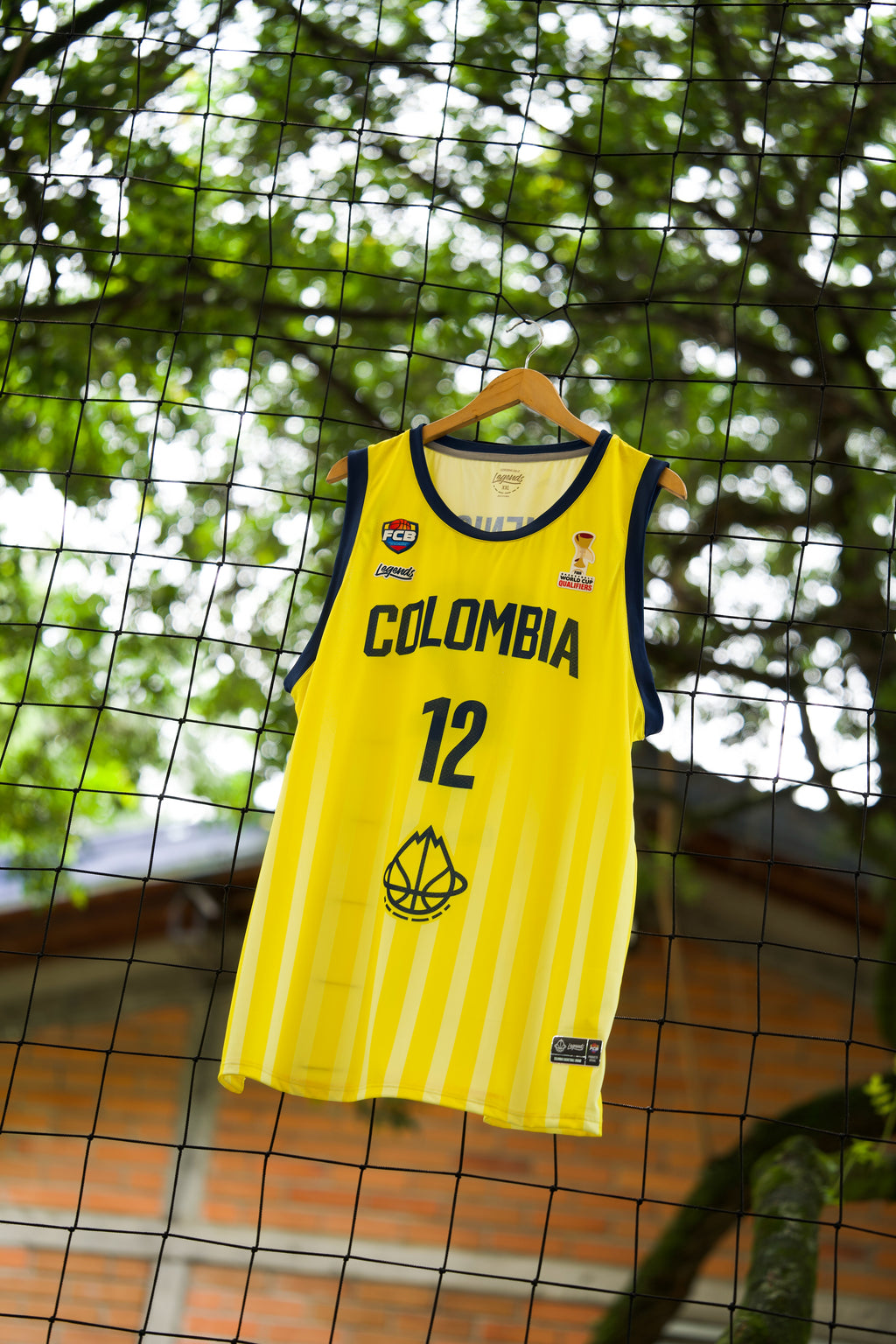 JERSEY COLOMBIA BASKETBALL -AMARILLO- FCB