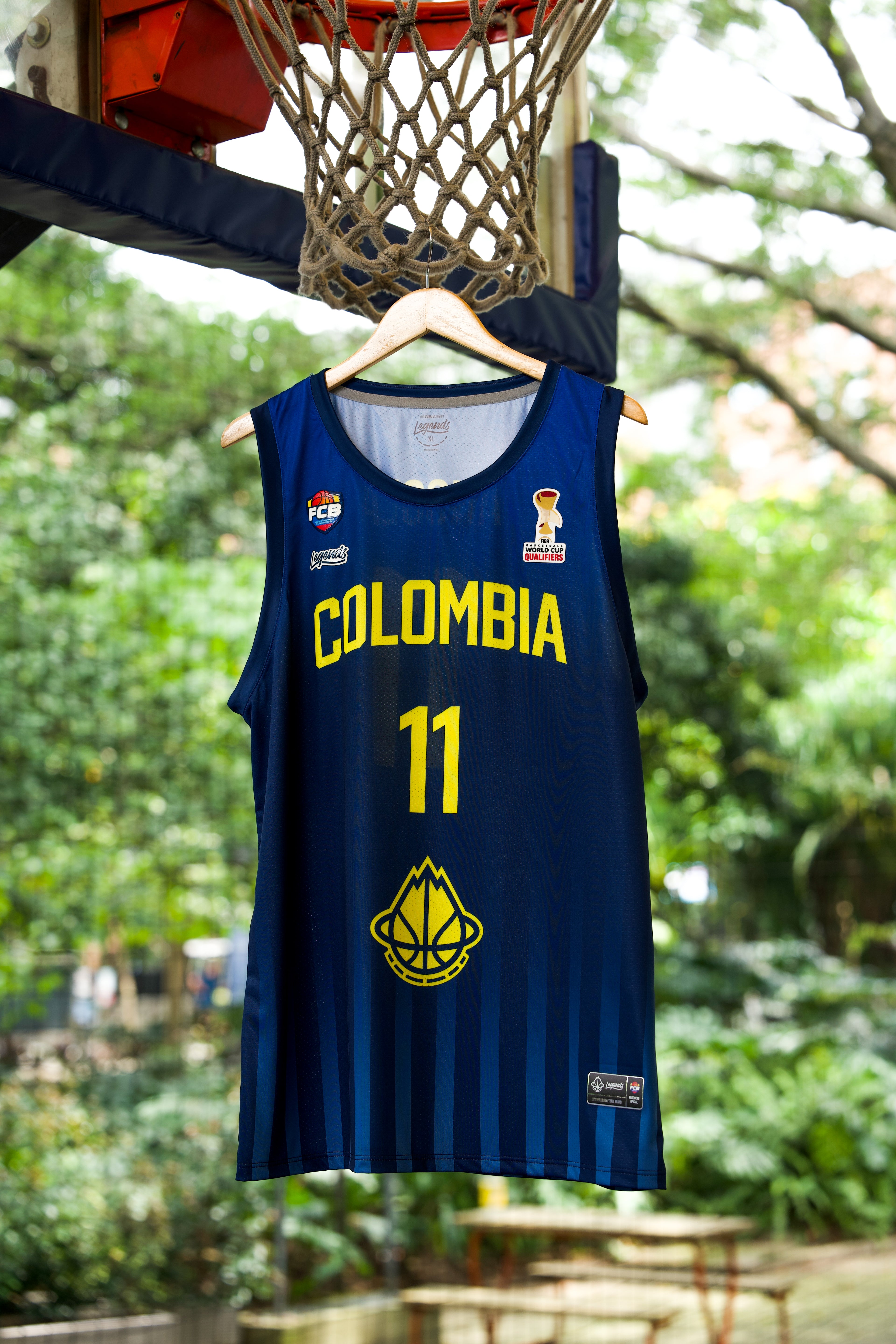JERSEY COLOMBIA BASKETBALL -AZUL- FCB