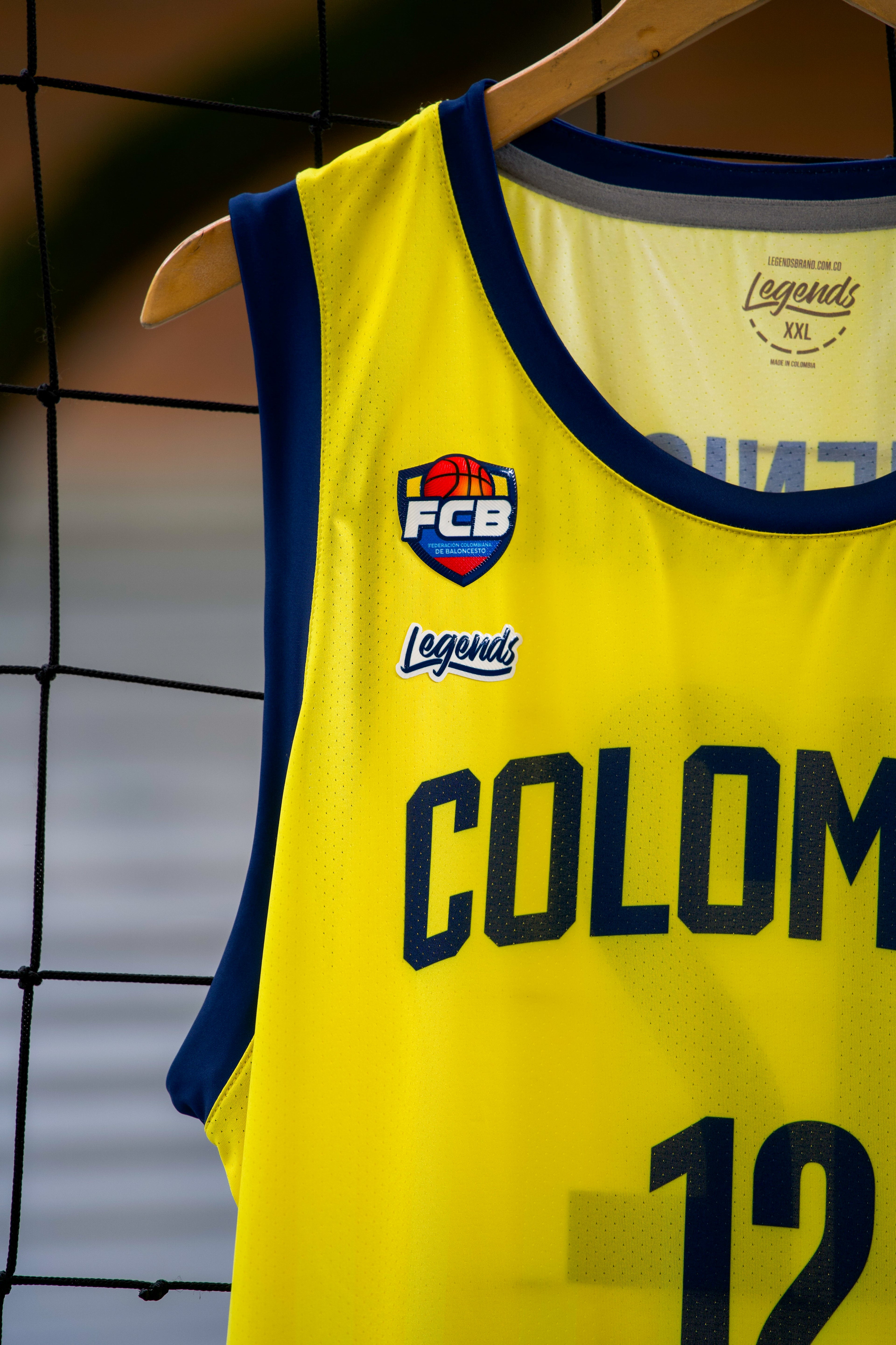 JERSEY COLOMBIA BASKETBALL -AMARILLO- FCB