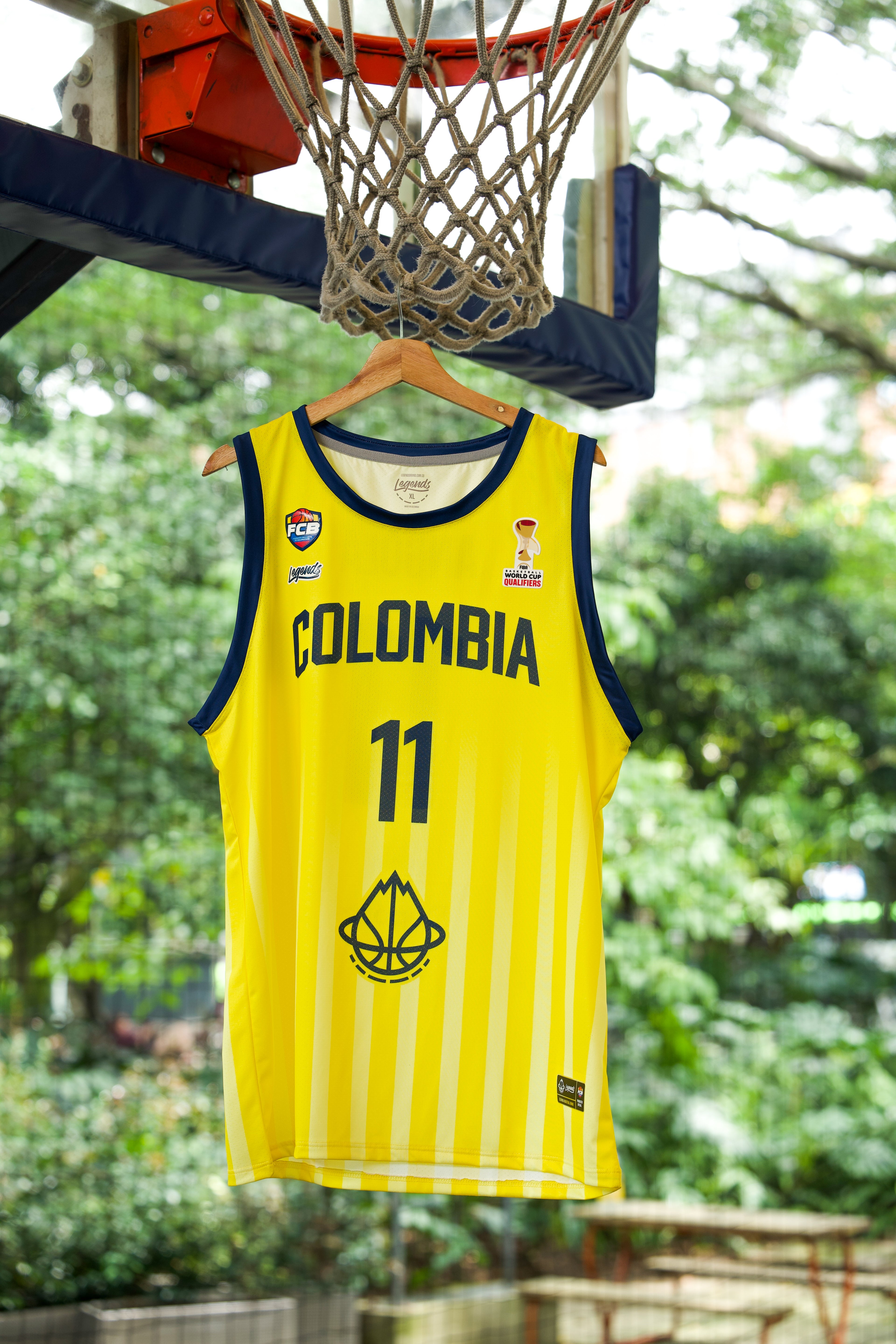 JERSEY COLOMBIA BASKETBALL -AMARILLO- FCB