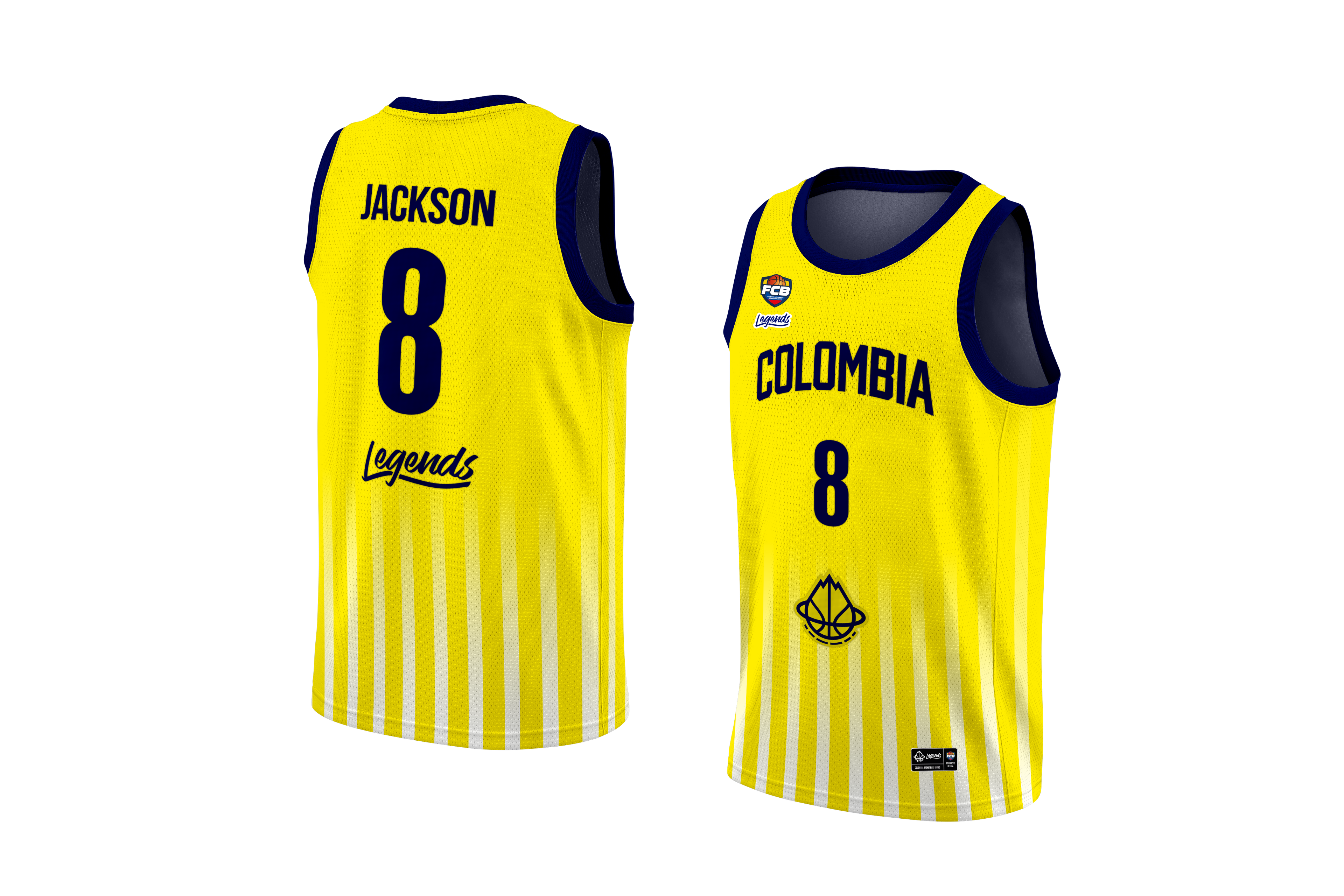 JERSEY COLOMBIA BASKETBALL -AMARILLO- FCB